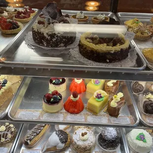 a variety of pastries