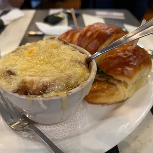 a plate of food