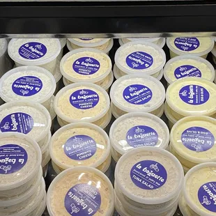 Various prepared salad