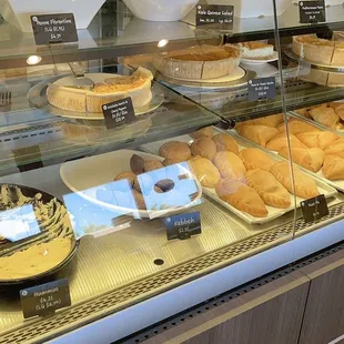 a variety of baked goods