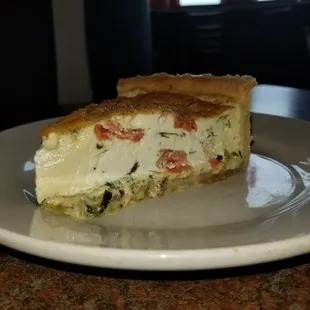 Spinach and Tomato Quiche