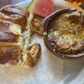 Soup du Jour and Chicken Salad Sandwich Combo