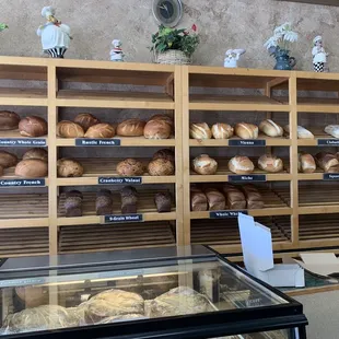Bread selection