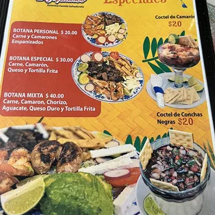 Ginormous Clam and shrimp cocktails