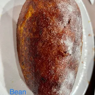 Bean empanada (you need to add a package of sugar)