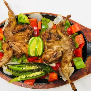 Huilota a la parrilla // Grilled Quail