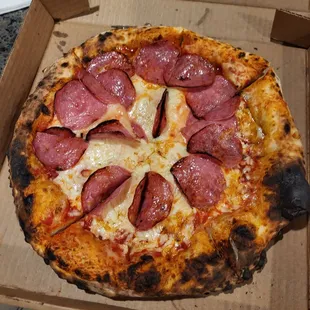 a pizza in a box