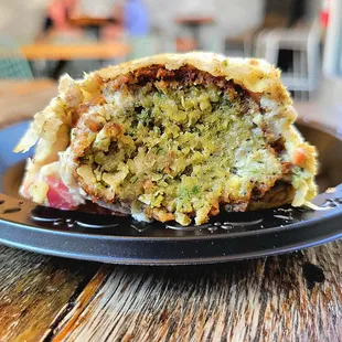 Falafel wrap filling