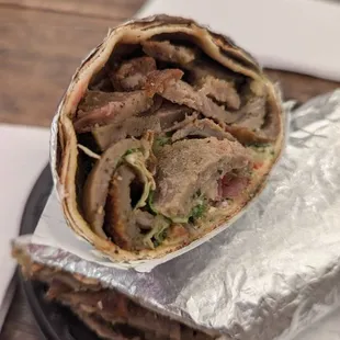 Look at all the gyro meat!