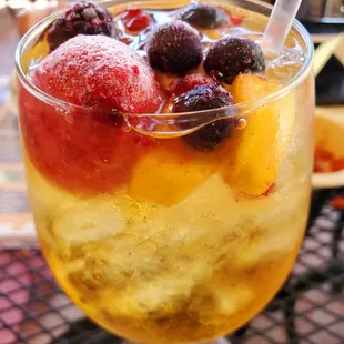 White sangria. 5/5. Strong!! Love!