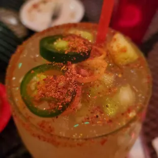 Spicy margarita.