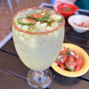 Spicy Cucumber Margarita - very refreshing!