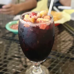 Sangria (red pictured here, but you have a choice of white, red, or rose)