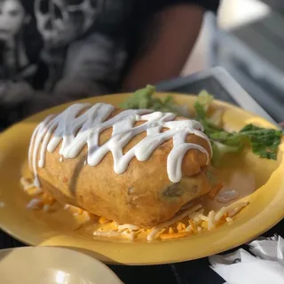 La Bamba Chimichanga Burrito