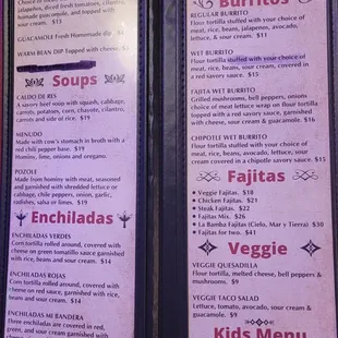 Menu 1 of 3