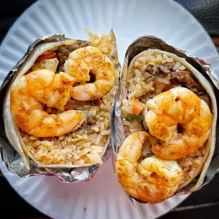 Our pièce de résistance!! The Surf-N-Turf burrito! People drive more than an hour for this! Have you tried it???