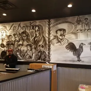 Fantastic mural inside