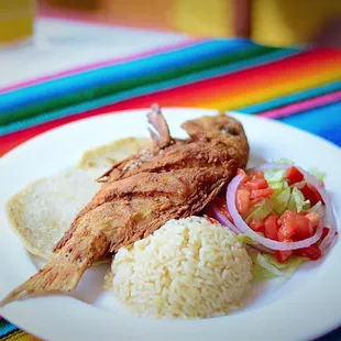 Fried Crispy Red Snapper, very crisp and tasty