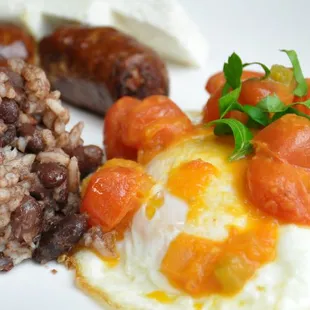 a plate of food