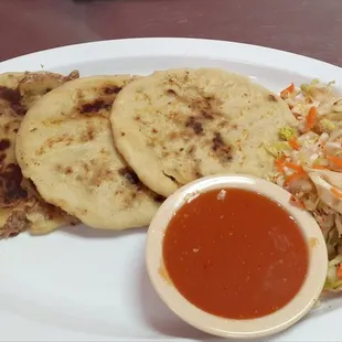 a plate of food