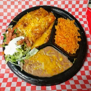 Enchiladas combo.