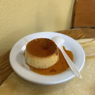 Flan de vainilla