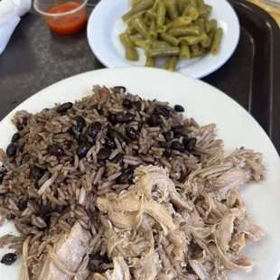 Slow cooked pork had plenty of taste paired with classic black beans and rice. All for only 10 bucks.