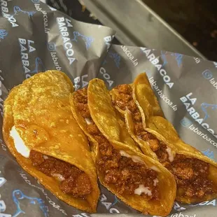 Quesatacos de chorizo