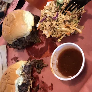 Chopped Brisket Sandwich