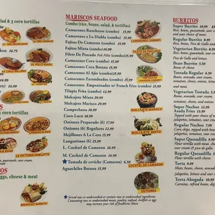 Menu as of 11.23.21