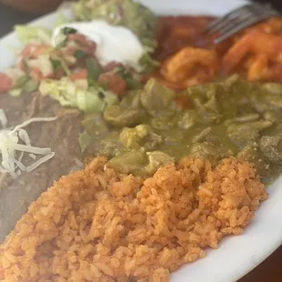 Chile verde plate
