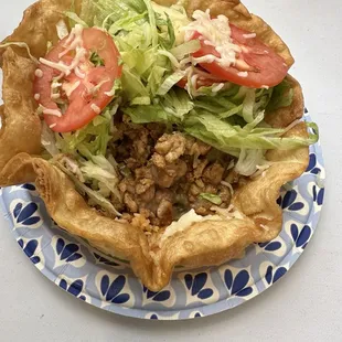 Chicken taco salad
