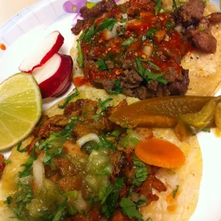 Steak &amp; Carnitas Tacos