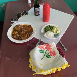 Authentic Mexican Food prepares fresh daily by Señora Maria, the owner. This a family-owned establishment. Ma mejor birria estiló Jalisco!