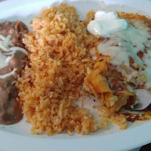 Enchiladas plate