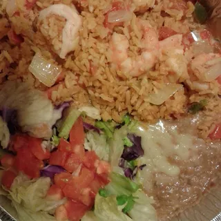Camarones con Arroz