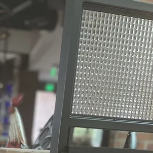 I lost my appetite when I looked next to my booth and lost faith they were making every effort to disinfect.