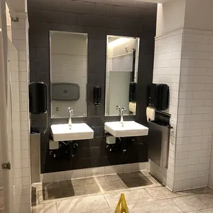 Restroom was clean but the sink didn't work.