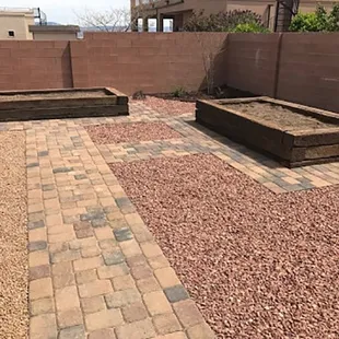 Planter Boxes, Pavers