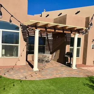 Paver Patio and Pergola