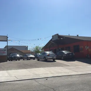 Outside view from new larger location at 1026 Cincinnati Ave! So close to Woodlawn Lake!