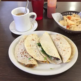 CG &amp; cheese, BC, barbacoa (on a wednesday!), &amp; chicharron ranchero... yeah... maybe i can eat 3 of the 4?!