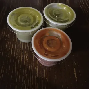 The salsas to go