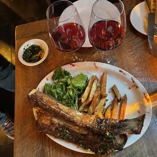 The best meat ever you must order MONUMENTAL STEAK do not say I had steak before you have it