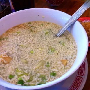 Sizzling Rice Soup