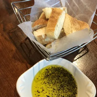 Soft warm bread, delicious