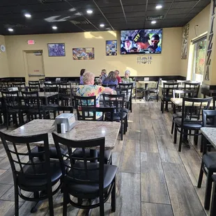 View from the counter