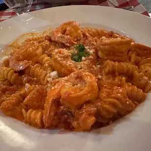 Fusilli Gamberoni alla Vodka