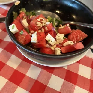 Half Watermelon salad