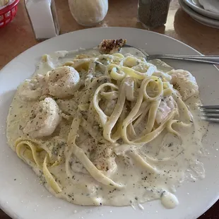 Shrimp Alfredo!